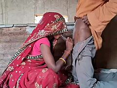 desi bhabhi hot red sharee sex action