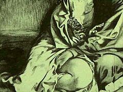 Vintage erotic illustration