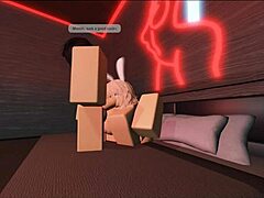Roblox Porn Slamming My Bunny Slut Hard in Action