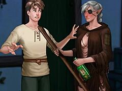 amateur teen 18+ gets anal from milf with big tits and big dick bottom