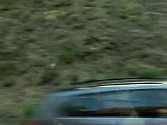 In a public display in California, petite teen Sugarnadya shows off her wet pussy and small tits up close.