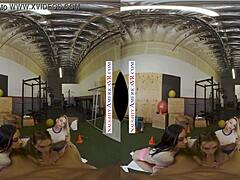 Naughty America Aiden Ashley闺蜜突袭教练群交