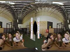 Naughty America Aiden Ashley闺蜜突袭教练群交