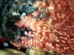 girlfriend masturbates to hentai and fucks hard