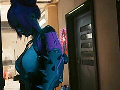 rita wheeler in steamy laguna bend scene from cyberpunk 2077 ultra settings