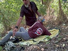 Mountain Air Turns Spanish Couple Wild for Doggystyle Action. Their Amateur Lust Explodes Outdoors.