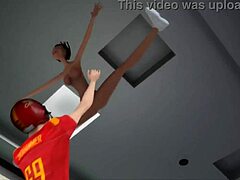 naughty teen rides quarterback's cock!