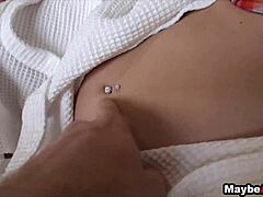 dark haired teen 18+ mandy sky takes dick in tight ass outdoors 😏