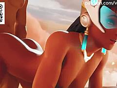 D.Va, Tracer, and Widowmaker Lick Mercy's Pussy in Overwatch Hentai