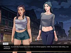 Curious Girlfriend Explores Nude Photoshoot in Our Red String Game