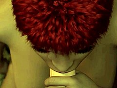 wrath the redhead with big tits in hentai pussy action