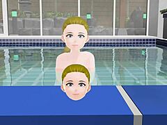 动漫美女日本公共澡堂泡澡