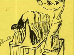 vintage comic drawings from antique anime hentai