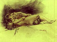 vintage comic drawings from antique anime hentai