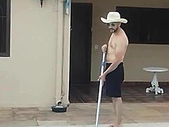 Athletic Milf Enjoys Pool Fun