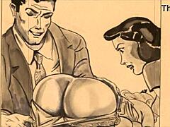 vintage comic drawings from antique anime hentai