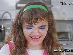 Geek Chicks Crave Cock and Books at Wild Teen Party