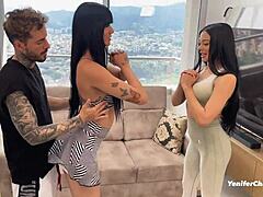 Hot Latinas Bang Their Personal Trainer in Wild Session!