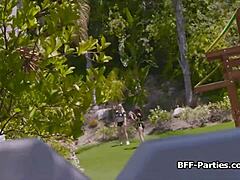 Hold the Camera While I Fuck These Football Chicks