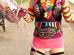 I’m obsessed with wearing panties and skirts while showing off upskirt.