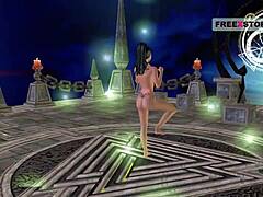 Indian Teen in 3D Cartoon Anime Adventure