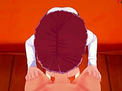 Makima在《链锯人》本子里口交 😈