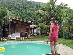 snow white gets fucked in brazilian mansion orgy