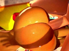 3Dgspot - Oily Babe Gets Her Pussy Pounded at the Beach 3D Animation