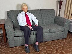 Vladimir PUTIN Parody: Hilarious BJ SWALLOW with GAGGING and FACIAL CUM.