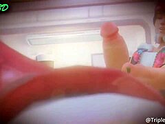 Watch this 3d animated footjob compilation with cum on feet in hentai style.