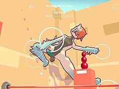 odymos lgbt hentai game ep 2 fucking the ceiling lamp as anal plug