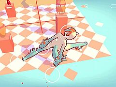 odymos lgbt hentai game ep 2 fucking the ceiling lamp as anal plug