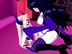 i watch ochako and mt lady have futanari sex