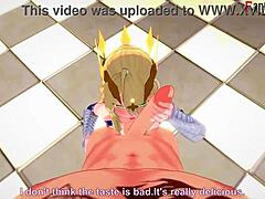 in this pov fantasy, artoria pendragon from fate zero gets fully immersed in the action.