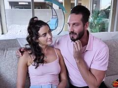 Sera Ryder and Mila Taylor, influenced by neighbors, licking each other's asses?