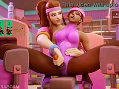 Wanna watch lesbian training in hot 3D anime?