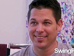 Wow, outdoor oral fun in naughty swinger game!