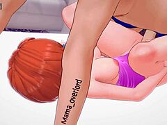 gwen ben10 parody in bikini explores new tricks