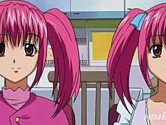 骗双胞胎继姐妹的男友硬性交，他抓到我们。Hentai无码行动展开。