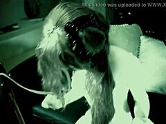 Cgmaskdoll bound tight in latex condom mask for control