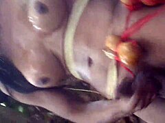 Trans woman Carol Grendel in detailed crossdressing scene with sensual actions and intimate moments