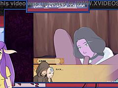 hey, avatar's milfy blowjob bonus is so sexy with big tits moaning 😍