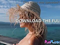 Beautiful Blonde MILF Olivia Preston Undresses and Poses Naked