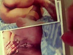 Deep receives cum tribute masturbation