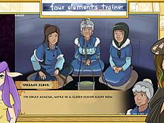 Avatar Last Airbender Trainer Part 13 Features Lesbian Orgy With Big Tits And Anal