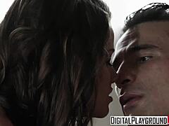 Raven Alexis and Manuel Ferrara in rough teen blowjob and hardcore fuck