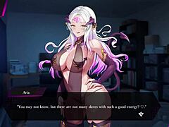 Succubus Aria, let's get wild with big tits titty fuck and handjob in anime hentai part 2!