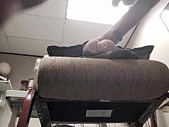 Anal and pussy fucking with big black cock leading to creampie and cumshot