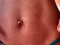 Monika fox poses in sexy lingerie backstage during the shoot 😊