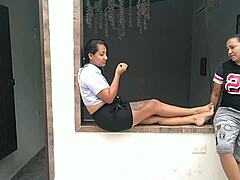 Inviting My Lover to a Motel for Mutual Pleasure in Bed